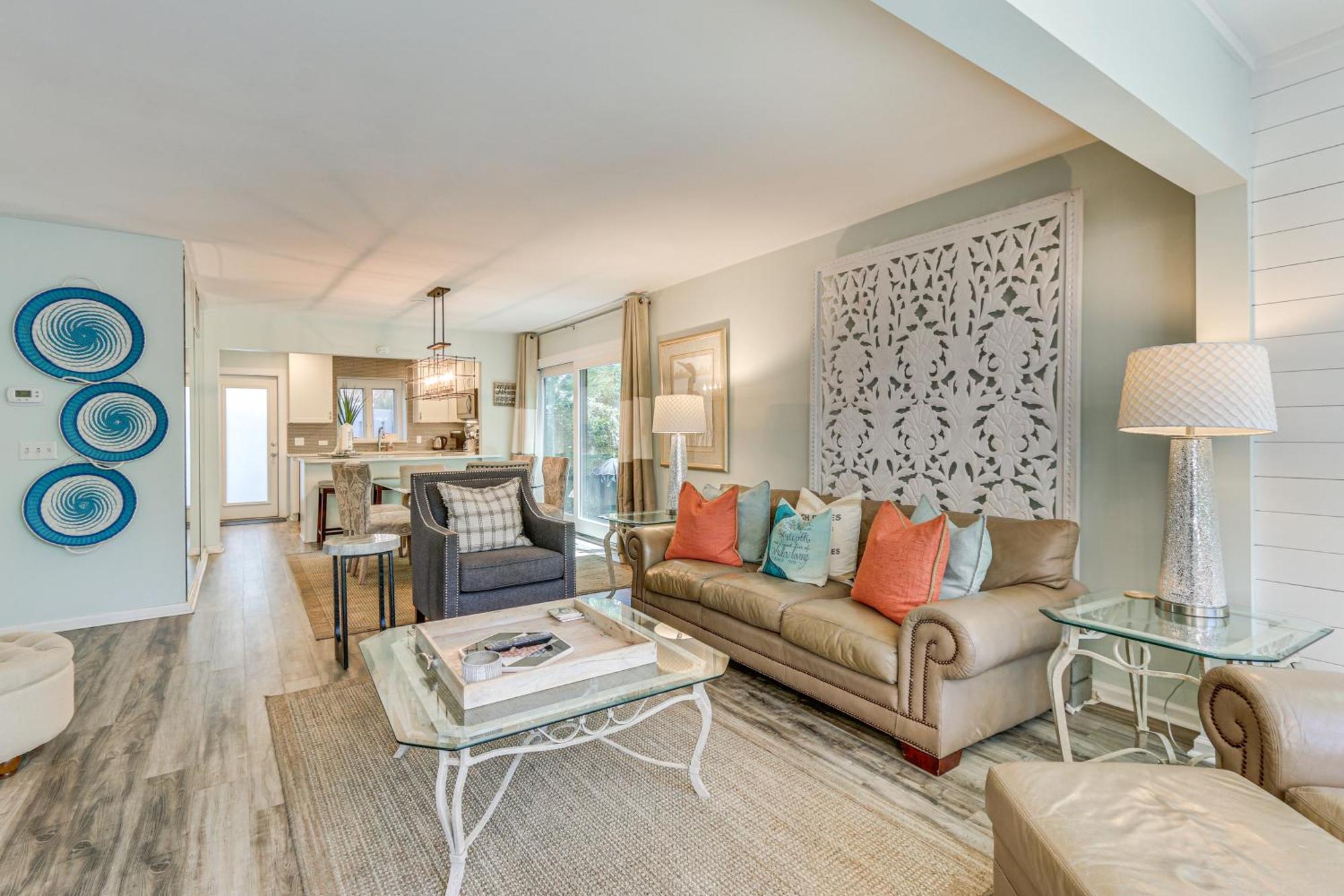 Modern Hilton Head Retreat Walk To Beach And Golf! Хилтон-Хед-Айленд Экстерьер фото