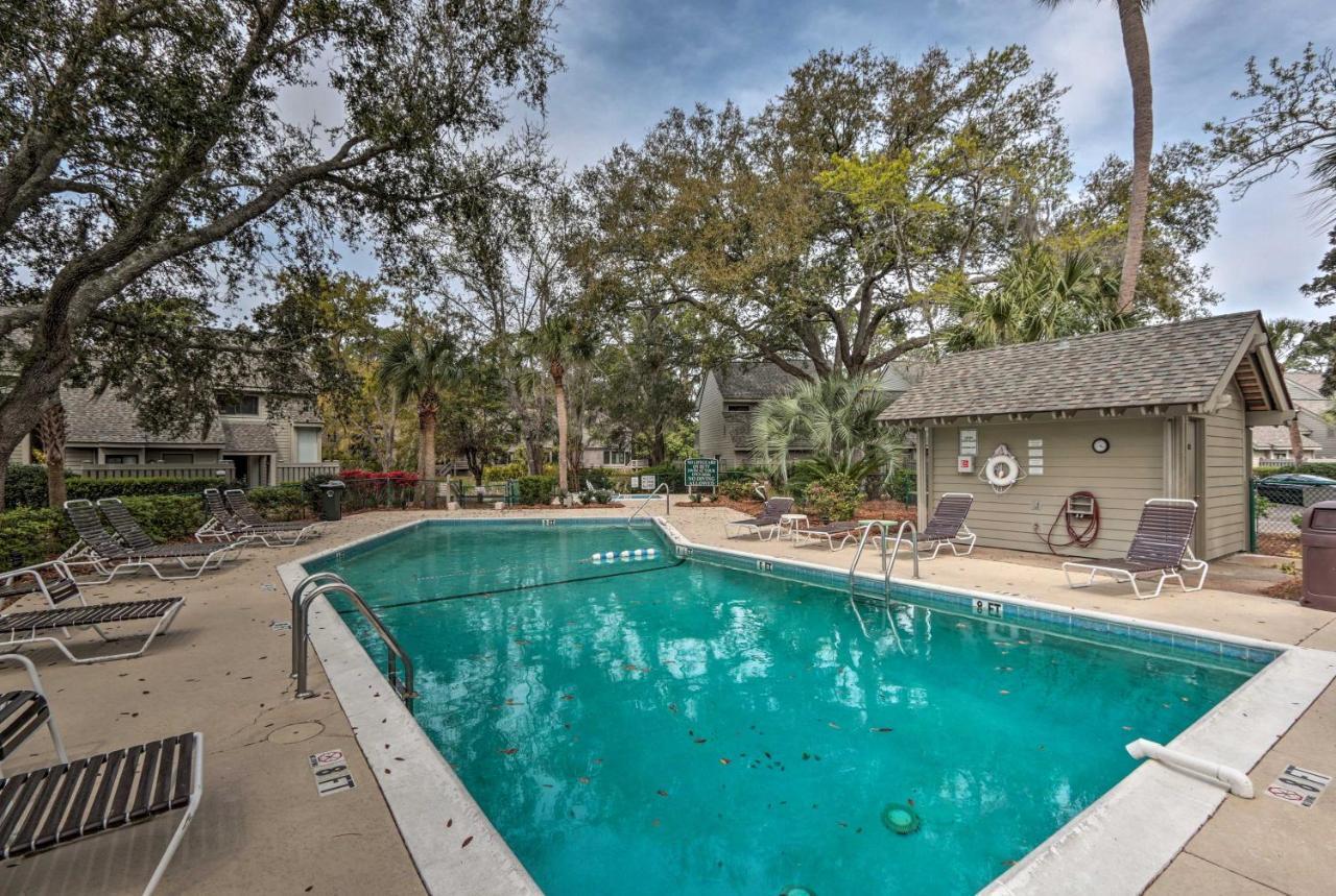 Modern Hilton Head Retreat Walk To Beach And Golf! Хилтон-Хед-Айленд Экстерьер фото